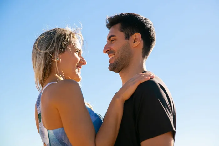 Casal em conexão
