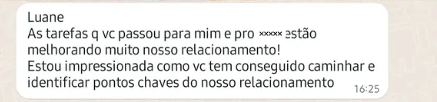 Depoimento real de uma cliente da Luane