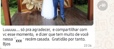 Depoimento real de uma cliente da Luane